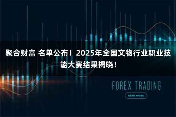 聚合财富 名单公布！2025年全国文物行业职业技能大赛结果揭晓！